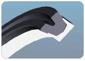 Hydraulic piston seal type UKH