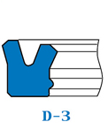 Хидравлични уплътнения за прът тип D-3