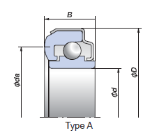 Clutch release bearing RCT 45-1S (45x74x18) KOYO/Japan ,for