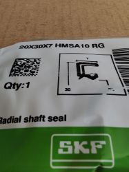 СЕМЕРИНГ HMSA10 RG (ASW) 20x30x7 SKF/Sweden