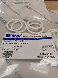 Back-up ring  T3P 26,  26x32x1.25 PTFE WYS/Korea , cut (endless type)
