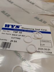 Back-up ring  T3P 10, 10x13x1.25 PTFE WYS/Korea , cut (endless type)