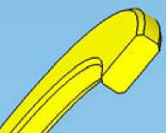 Buffer seal HBI 37.72x52.14x2.92 PU95 WYS, Caterpillar 6J-9733