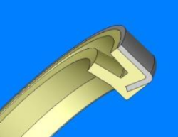 Metal-clad wiper DWIN 38.1x50.8x6.35 PU95 + cold rolled steel SPCC WYS, Caterpillar 7K-9201