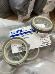 Double acting metal wiper   DKBW 40x50x7/10 PU95 + SPCC WYS/Korea, KOMATSU 07016-20407,707-56-40580