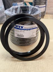Hydraulic rod seal kit IUY 110x130x13 NBR85 + PA(Polyamide) + MoS₂+Y7116 WYS/Korea, up to 300 bar, Komatsu 707-51-11030