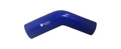 Silicone elbow 45° with reduced from 55mm on 50mm inner diameter for radiator/cooler MCC/Germany