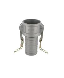 Бърза връзка Camlock тип C - 1" (Алуминий) - женска с накрайник за маркуч 27 mm MCC/Germany