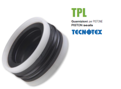 Hydraulic piston seal TPL 100x82x22.5 NBR+TPE+POM up to 350  bar GUARNITEC/Italy, TPL 9320, TPL 393322