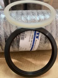 Хидравлично уплътнение за бутало  OHM 130x108x14.5 NBR70+Nylon (PA) WYS, до 210 bar, CATERPILLAR 215-3243,HITACHI  4085439