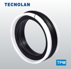 Hydraulic piston seal TPM 110x85x25.4 NBR+POM+TPE up to 300 bar KVK/China