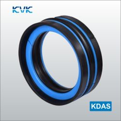 Hydraulic piston seal KDAS 55x39x20.5 NBR+POM+TPE до 250 bar KVK/China