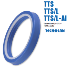 Hydraulic rod seal TTS 20x25x3/3.5 PU92  up to 400 bar GUARNITEC/Italy