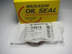 Семеринг UES-2 (A/CS)  38x50x7.4/8.1 L Silicone Musashi A6615,  колянов вал (преден) на Honda 91212 PR3 003  