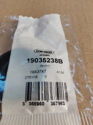 Oil seal HTCR (ASR) 19x37x7 ACM 19035238B CORTECO , for transmission of HONDA 91207PWR003