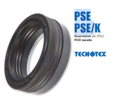 Hydraulic rod seal PSE 60x75x22.5 NBR+NBR fabric+POM up to 700 bar GUARNITEC/Italy