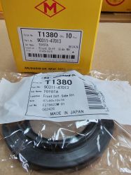 Oil seal  TC9 (UES-9) 47x80x10/16 W NBR Musashi/Japan , for differential of LEXUS,TOYOTA  90311-47013, 90311-47010,T1380  
