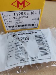 Oil seal  UE (TC) 38x50x10.5 R NBR Musashi/Japan , for camshaft of LEXUS,TOYOTA  90311-38034, 90080-31035,T1298