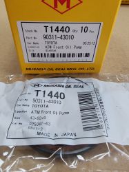 Семеринг UE (TC) 43x62x6 R NBR Musashi/Japan , за АСК предна маслена помпа на LEXUS,TOYOTA 90311-43010,T1440    