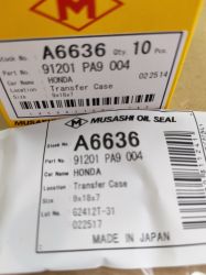 Oil seal  UE (TC) 9x18x7 NBR Musashi/Japan , for transfer case of HONDA 91201 PA9 004,91201 PA9 0043,A6636