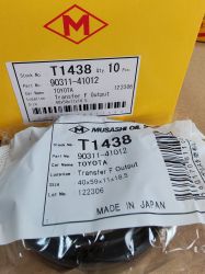 Oil seal  TC9 (UES-9) 40x59x11/18.5 R NBR Musashi/Japan , for transfer case of LEXUS,TOYOTA  90311-41012,T1438   