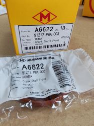 Oil seal  UE (AS) 40x55x7 R  Brown Silicome Musashi/Japan , for crankshaft front side of  HONDA  91212 PWA 003,A6622