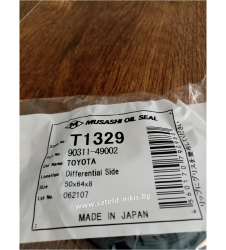 Семеринг UE (TC ) 50x64x8 R Musashi/Japan ,за  диференциал на TOYOTA 90311-49002 ,T1329   