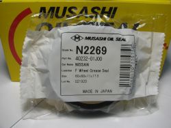 Oil seal UES-S 60x68x11/17.5 NBR Musashi/Japan , for front wheel hub of Nissan  40232-01J00, N2269  
