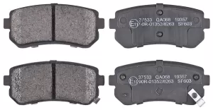 A.B.S.  37533  Brake Pad Set, disc brake for rear axle of Hyundai,Kia,583022SA1,583022SA30