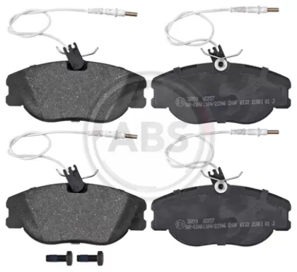 A.B.S. 36899 brake pad set, disc brake for front axle of Citroen,Fiat,Lancia,Peugeot,425453, 77362237