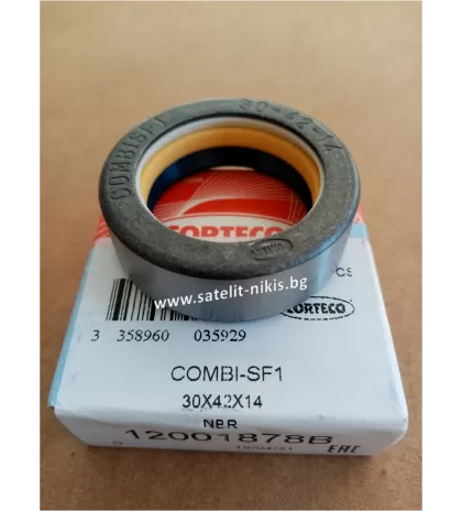 CORTECO 12001878B COMBI SF1 Simmerring  30x42x14 NBR  диференциал  на NEW HOLLAND 5135386