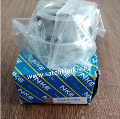 Bearing   GRAE30-NPPB    ( UE 206 )  30-62-18/35.8   NKE, CLAAS 0006104480, JOHN DEERE JD39103, MASSEY FERGUSON D41709600, 325106