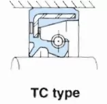 Oil seal D(TCL) 19.05x34.6x6.3/7.3  NBR POS/Korea, power steering of KIA SEPHIA , OEM 101373006     