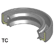 Oil seal D(TCL) 19.05x34.6x6.3/7.3  NBR POS/Korea, power steering of KIA SEPHIA , OEM 101373006     