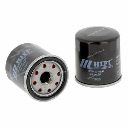 Маслен филтър T 1636 HIFI FILTER за BOBCAT,CANYCOM,GEHL,HUSQVARNA,ISEKI,JOHN DEERE,KAWASAKI,KUBOTA,MASSEY FERGUSON,TOYOTA,YANMAR