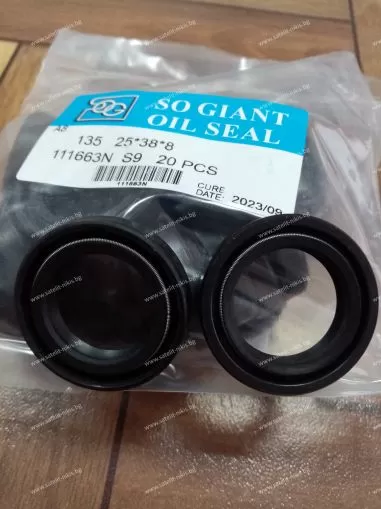 Oil seal  A-DUO (DC) 25x38x8 NBR SOG/TW