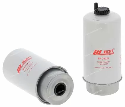 Fuel filter SN 70214 HIFI FILTER for CASE,CATERPILLAR,FIAT HITACHI,FORD,NEW HOLLAND,STEYR