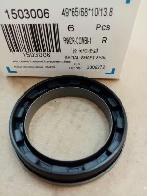  Oil seal RWDR-KOMBI-1 (KASSETTE)  49x65/68x10/13.8 mm NBR   for steering knuckle of  CATERPILLAR 1197046, DANA 7330601001,DEUTZ-FAHR 001029311,04415091,029311,JOHN DEERE AL79902,ZF 0734309364,0734309369,0750101540,CORTECO 12019230B