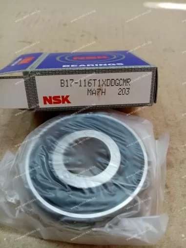 Bearing  B17-116 T1XDDGCMR (17x52x18)  NSK/JAPAN, alternator axis MITSUBISHI S930P80570 on Dodge;Ford;Lincoln;Mazda;Mitsubishi (drive end)