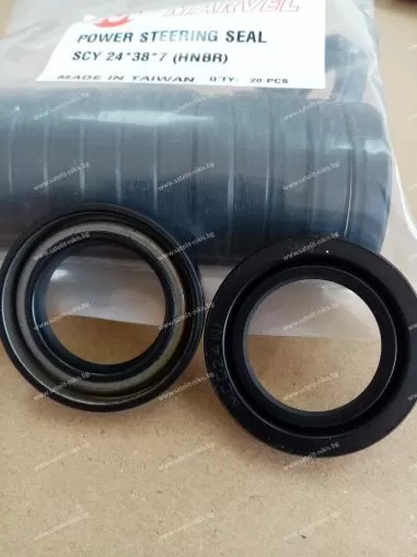 Oil seal  SCY 24x38x7 HNBR MARVEL/TW , for steering for  MITSUBISHI CARISMA (DA) (1995-2006), MITSUBISHI PAJERO PININ (1998-2006), MITSUBISHI SPACE STAR (DG0) (1998-2004), SEAT CORDOBA (6L2) (2002-2009), SEAT IBIZA III (6L1) (2002-2009), SKODA FABIA I (19