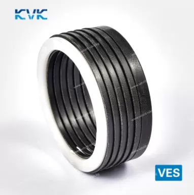 Хидравличен уплътнител за  прът VES 85x105x40 NBR fabric  7 елемента, до 400 bar KVK/China
