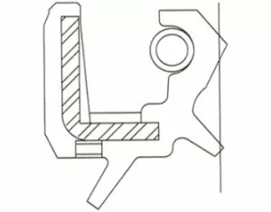 Семеринг HTC9R  40x64x8/11.5 R NBR WLK/TW , за скоростна кутия на HONDA 91206-PK4-003