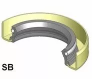 Семеринг B (SB) 50x70x12 Viton SOG/TW