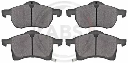 A.B.S. 37076 комплект спирачно феродо, дискови спирачки за предна ос на Opel