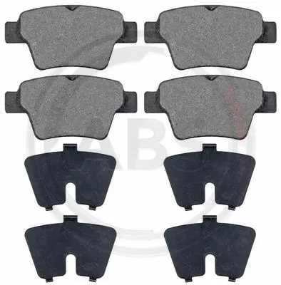 A.B.S. 37475 комплект спирачно феродо, дискови спирачки за задна ос на Citroen, Peugeot