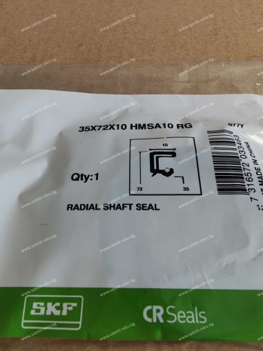 Oil seal HMSA10 RG (ASW) 35x72x10 SKF/Sweden