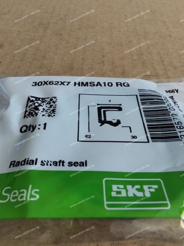 Oil seal HMSA10 RG (ASW) 30x62x7 SKF/Sweden