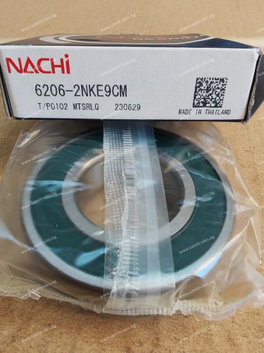 Bearing  6206 - 2NKE9CM (30x62x16) NACHI/Japan, CASE A52206 ;CNH 466902,47654833;Claas 0002100430,0002377710,211156.0;Fortschritt 9902890474; Geringhoff 025173 ;John Deere DE20207;JD30213;JD7146;JD8547 LEMKEN 3198594; Massey Ferguson 339583X1,D41622900; N