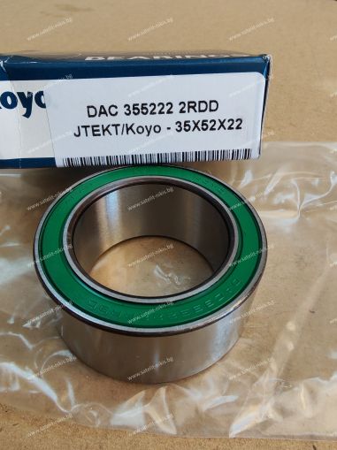 ЛАГЕР DAC 355222 2RDD (35x52x22) KOYO/Japan  ,за автомобилни компресори DELPHI CVC165,ХУ6,NIPPONDENSO 6CA17A,6SEU12,6SEU12C,7SBU16C,7SB16C,ROVER 6CA