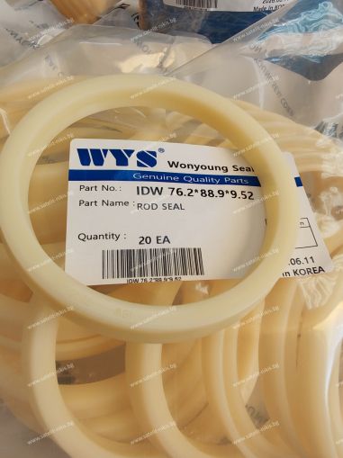 Hydraulic rod seal IDW 76.2x88.9x9.52 PU92 WYS/Korea, up to 350 bar